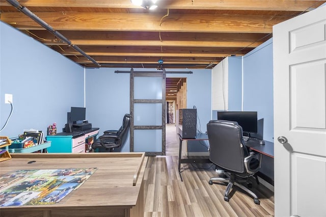 7172 Briarwood Dr, Cedar Hill, MO 63016 - office featuring wood finished floors
