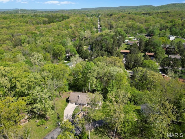 7172 Briarwood Dr, Cedar Hill, MO 63016 - drone / aerial view of a forest
