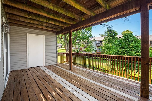 1721 Blue Jay Cv, Saint Louis, MO 63144 - view of wooden deck