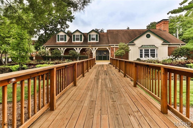 1721 Blue Jay Cv, Saint Louis, MO 63144 - view of wooden terrace