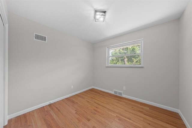 1865 Shardell Dr, Spanish Lake Township, MO 63138 - empty room with baseboards and light wood-type flooring