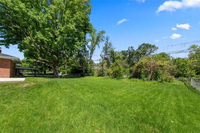 1865 Shardell Dr, Spanish Lake Township, MO 63138 - view of yard