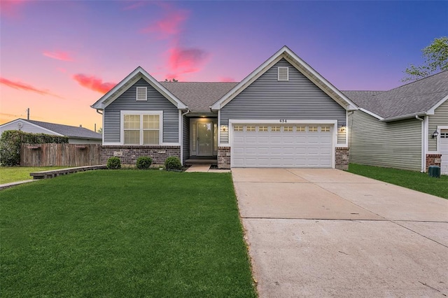 634 Leonard Ave, Valley Park, MO 63088 - single story home featuring brick siding, an attached garage, and driveway