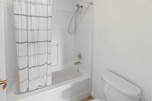 6517 Augies Way Pl, Millstadt, IL 62260 - bathroom featuring shower / tub combo and toilet