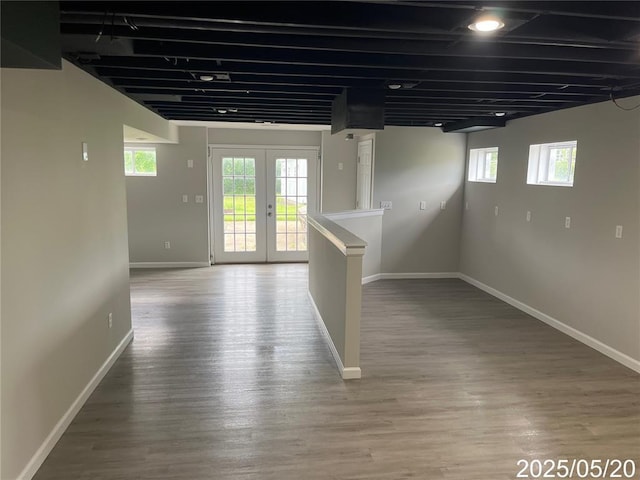 14 Mandy Ct, Troy, MO 63379 - basement featuring baseboards, wood finished floors, and healthy amount of natural light