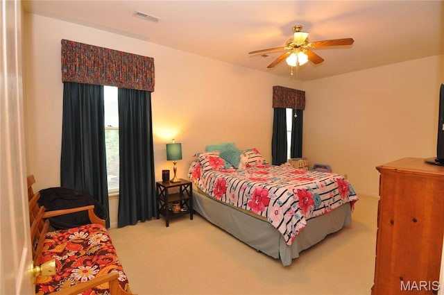 15 Eagles Way Ln, Lake St Louis, MO 63367 - carpeted bedroom with a ceiling fan