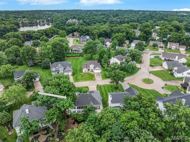 15 Eagles Way Ln, Lake St Louis, MO 63367 - aerial view of property and surrounding area with nearby suburban area and a large body of water