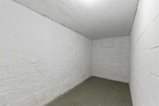 7348 Grand Dr, Pagedale, MO 63133 - basement with concrete block wall