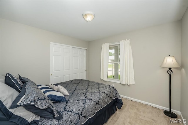 3414 Bedford Falls Dr, Wentzville, MO 63385 - carpeted bedroom featuring baseboards and a closet