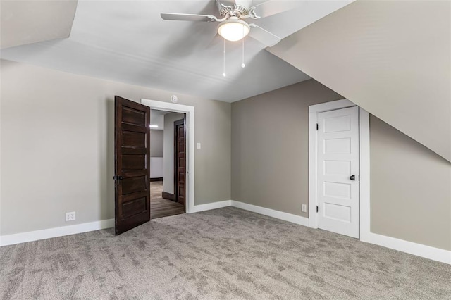 305 W 1st St, Farmington, MO 63640 - additional living space with carpet flooring, ceiling fan, and baseboards