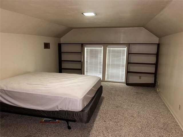 301 N Everett St, Kennett, MO 63857 - bedroom featuring vaulted ceiling and carpet