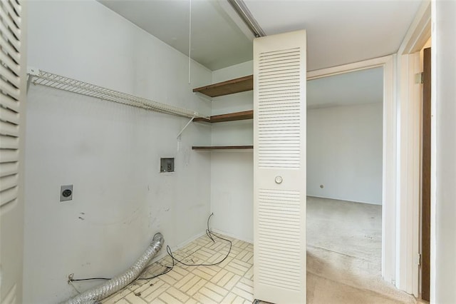 2 Fairways Cir Unit G, Saint Charles, MO 63303 - washroom with electric dryer hookup and hookup for a washing machine