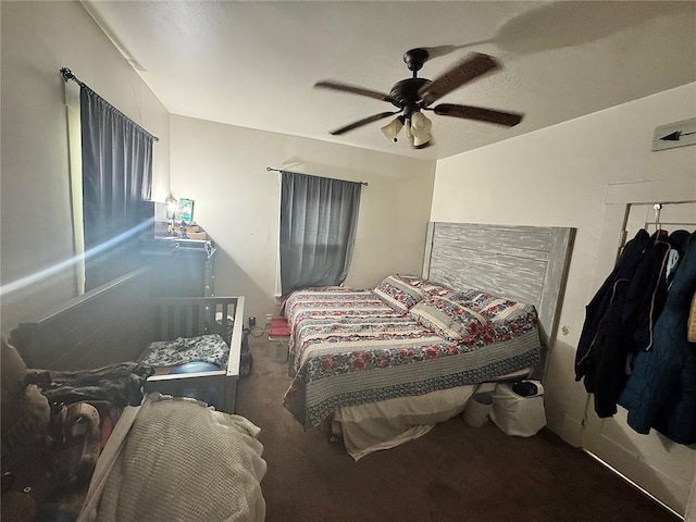 155 W Bonfils St, Troy, MO 63379 - bedroom featuring carpet floors and a ceiling fan
