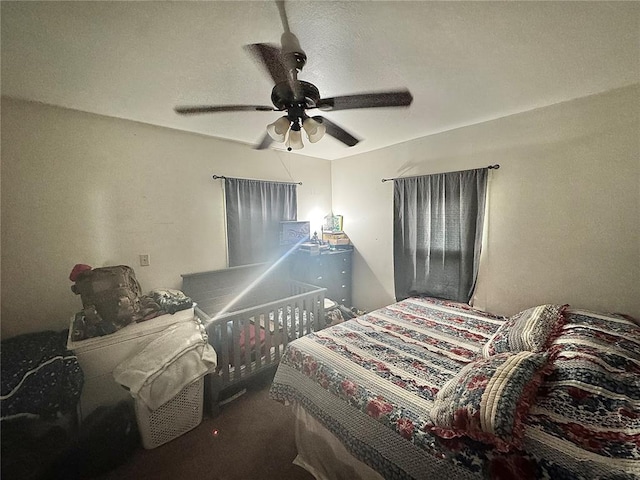 155 W Bonfils St, Troy, MO 63379 - bedroom featuring ceiling fan and carpet floors