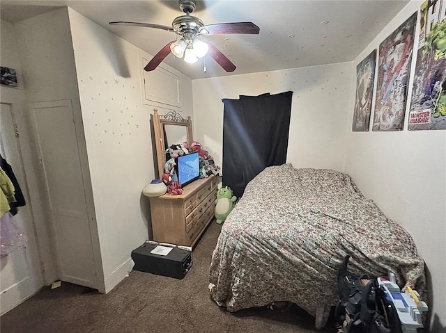 155 W Bonfils St, Troy, MO 63379 - carpeted bedroom with ceiling fan