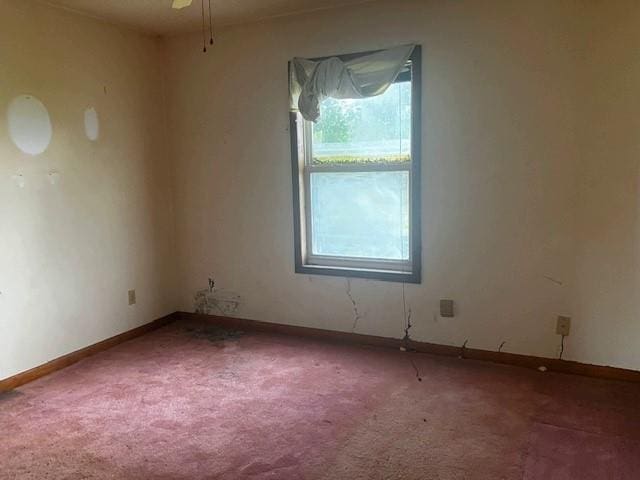 506 W Main St, Matthews, MO 63867 - carpeted spare room featuring baseboards