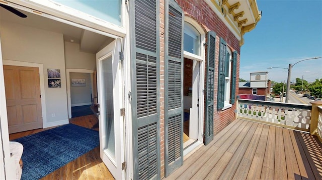 1107 N 2nd St, Saint Charles, MO 63301 - view of wooden deck