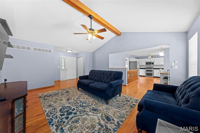 3060 Almond Tree Dr, Saint Peters, MO 63376 - living area featuring plenty of natural light, a ceiling fan, and light wood-type flooring