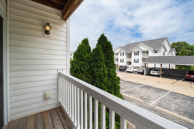 100 Jubilee Hill Dr Unit G, Wildwood, MO 63040 - balcony with a residential view