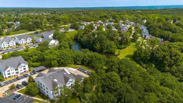 100 Jubilee Hill Dr Unit G, Wildwood, MO 63040 - aerial perspective of suburban area with a heavily wooded area