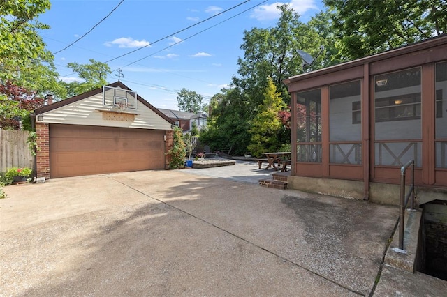 8145 University Dr, Clayton, MO 63105 - view of detached garage