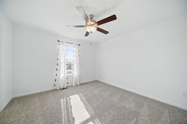 917 Gimli Ln, Wright City, MO 63390 - carpeted spare room featuring ceiling fan and baseboards