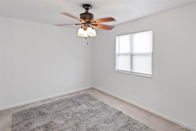 21604 Fox Dr, Carlyle, IL 62231 - empty room featuring carpet and a ceiling fan