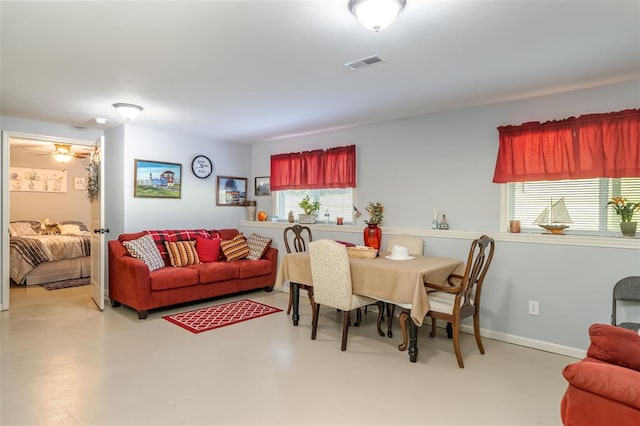 983 Fairway Dr, Union, MO 63084 - dining room featuring finished concrete floors and baseboards