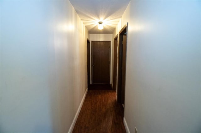 1001 Hemingway Ln Unit H, Weldon Spring, MO 63304 - hall with dark wood-type flooring and baseboards