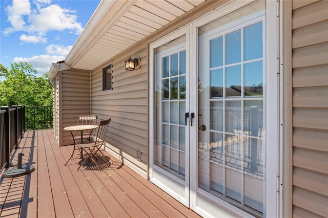 4501 Eli Dr I, Unit I, MO 63128 - view of wooden terrace