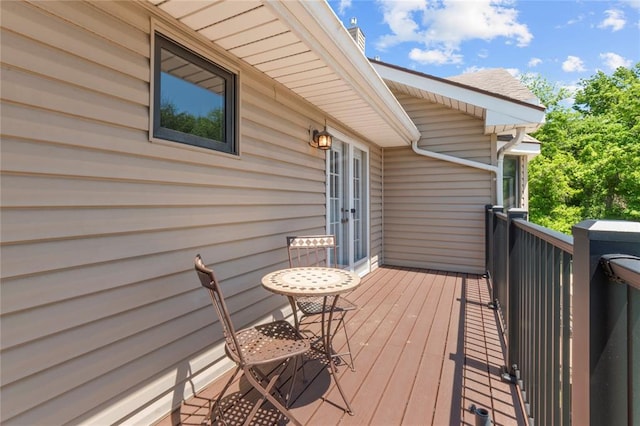 4501 Eli Dr I, Unit I, MO 63128 - view of wooden terrace