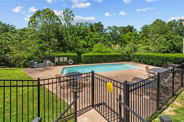 4501 Eli Dr I, Unit I, MO 63128 - community pool featuring a patio