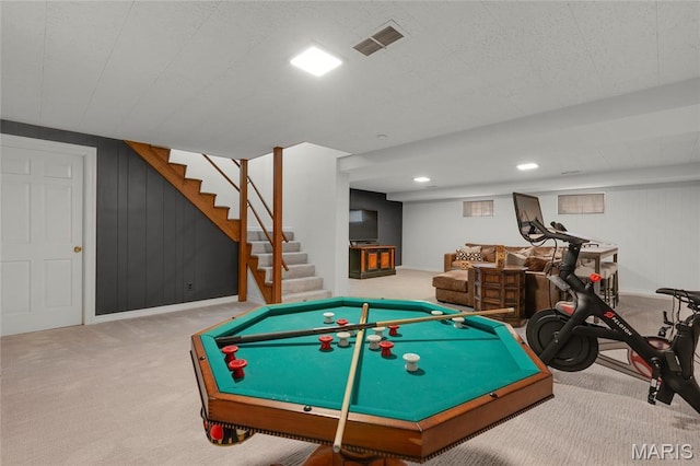 50 Lake Forest Dr, Richmond Heights, MO 63117 - rec room with carpet and baseboards