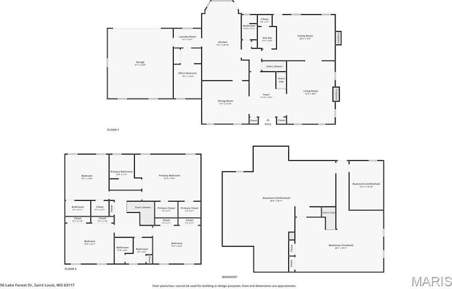 50 Lake Forest Dr, Richmond Heights, MO 63117 - room layout