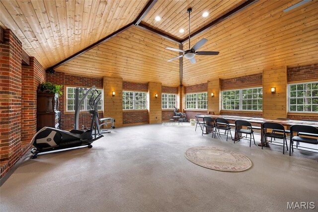 2785 Marble Springs Rd, Barnhart, MO 63012 - view of patio featuring ceiling fan and outdoor dining space