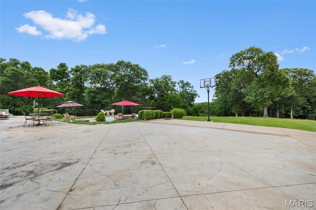 2785 Marble Springs Rd, Barnhart, MO 63012 - view of patio / terrace with view of scattered trees