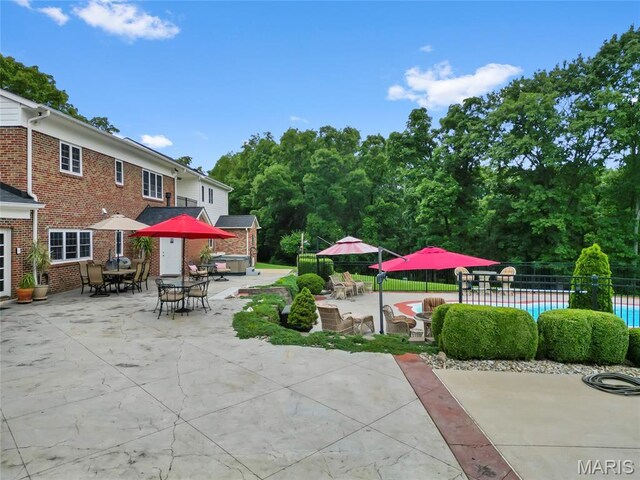2785 Marble Springs Rd, Barnhart, MO 63012 - view of patio / terrace with outdoor dining space