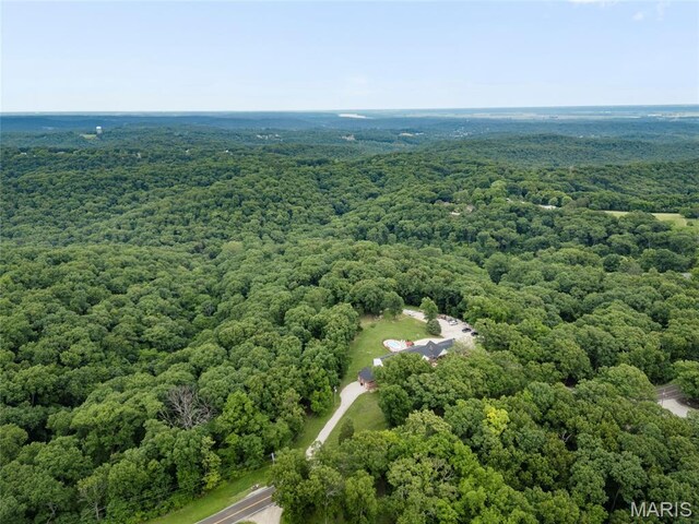 2785 Marble Springs Rd, Barnhart, MO 63012 - aerial view of a heavily wooded area