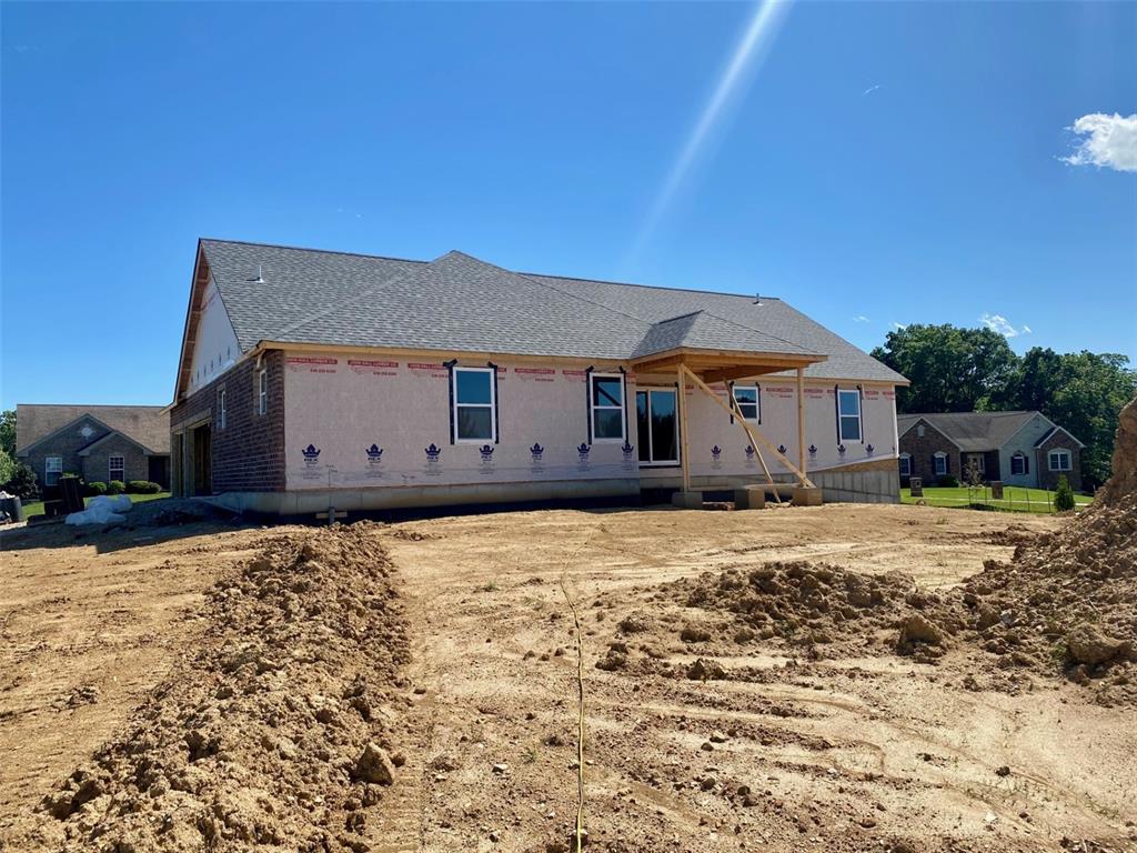 397 Arvel Ln, Washington, MO 63090 - back of house with roof with shingles