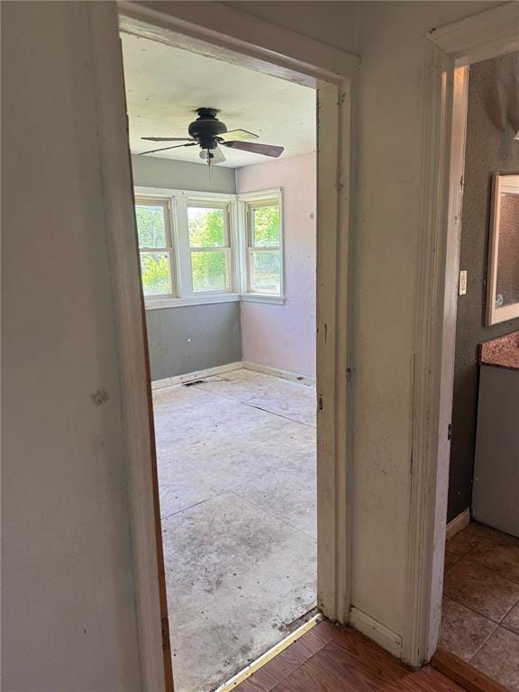 9915 N Rd, Fairview Heights, IL 62208 - corridor with baseboards