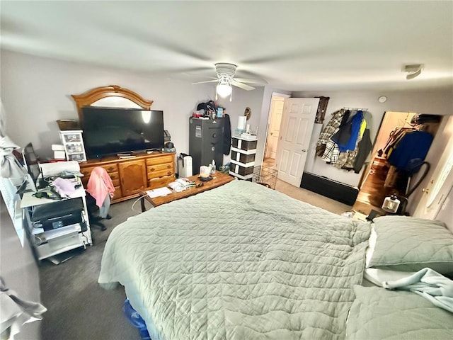 723 Ada St, Bismarck, MO 63624 - bedroom with dark carpet