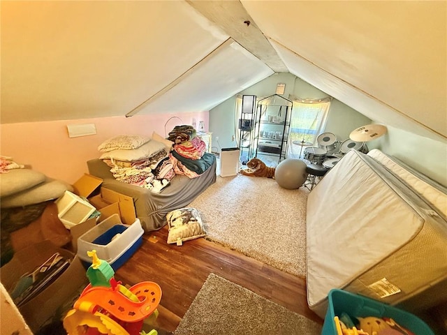 723 Ada St, Bismarck, MO 63624 - bonus room featuring vaulted ceiling and wood finished floors