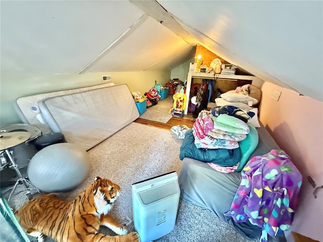 723 Ada St, Bismarck, MO 63624 - playroom featuring lofted ceiling and wood finished floors