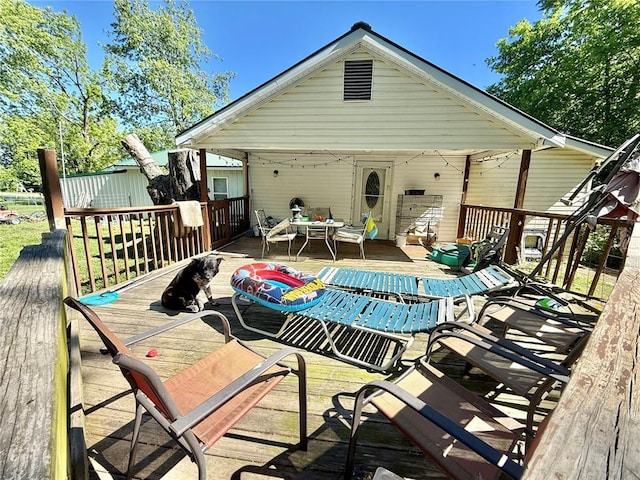 723 Ada St, Bismarck, MO 63624 - view of deck