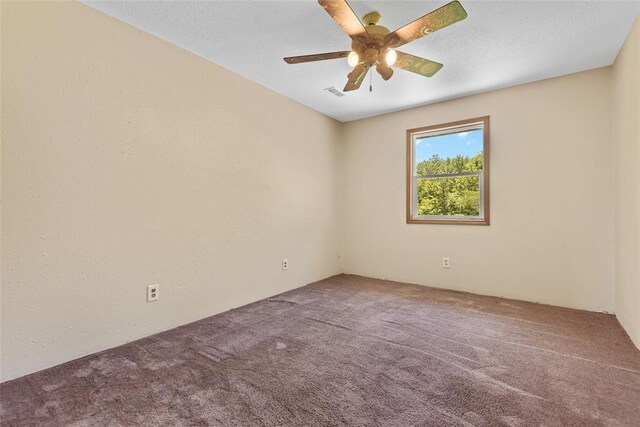 9268 Pin Oak Rd, Edwardsville, IL 62025 - carpeted spare room with ceiling fan