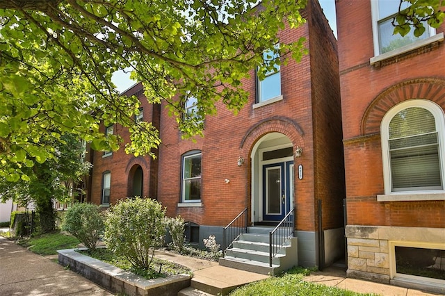 4412 Chouteau, Saint Louis, MO 63110 - view of front of home with brick siding