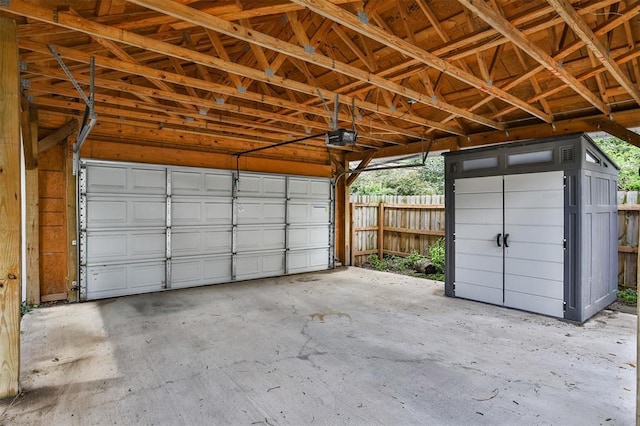 4412 Chouteau, Saint Louis, MO 63110 - garage featuring a garage door opener