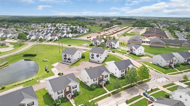 644 Homerun Dr Unit 39N, Ofallon, MO 63366 - aerial perspective of suburban area featuring a large body of water