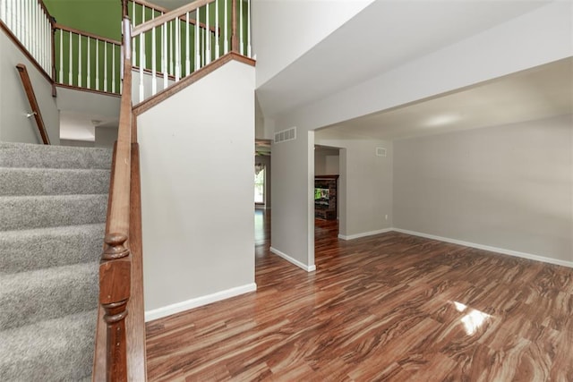 326 Merrimac Downs, Saint Peters, MO 63376 - stairs with wood finished floors and baseboards