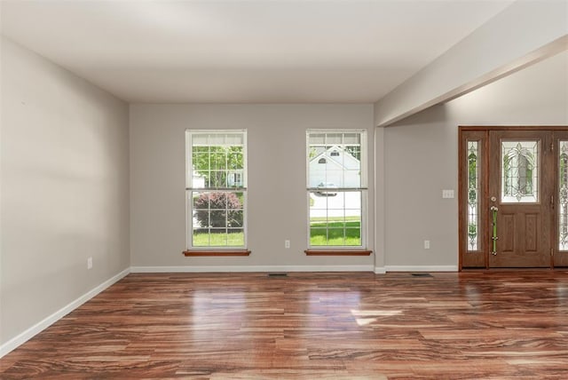 326 Merrimac Downs, Saint Peters, MO 63376 - entryway with wood finished floors and baseboards